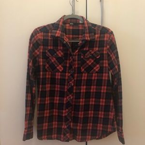 Red flannel shirt from BP - size medium